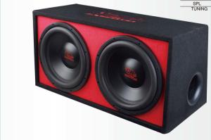 China 4 OHM Powered Subwoofer Minimize Air Turbulence Powerful Motor 86dB factory