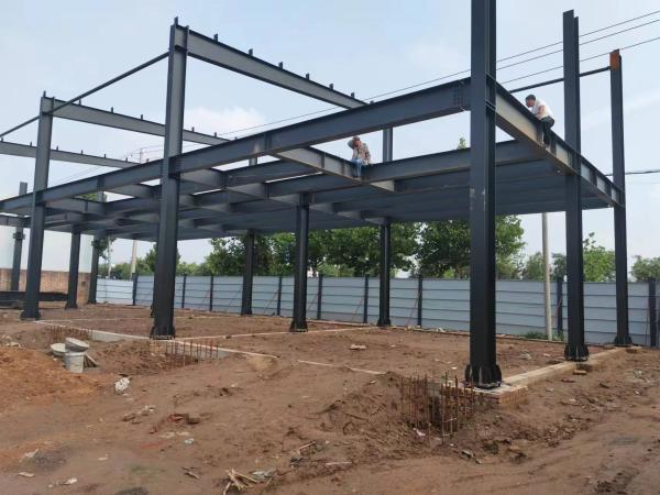 Wind Resistanc Steel Fabricated Buildings Milk Dairy Cattle Cow Shed Farm
