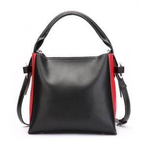 China Handbags with Cross-body Strap Real Leather Tote Bags Cowhide Buckest Bags factory