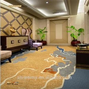 China Axminster coastline pattern hotel room carpet for sales factory