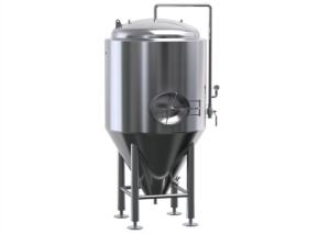 China 300 Gallon Stainless Steel Fermenter Wine Jacket Storage For Brewing Equipment factory