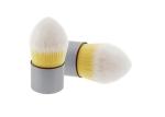 Bullet Double Color Nylon Hair Kabuki Makeup Brush With Aluminum Handle