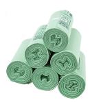Custom Printed Small Cornstarch Bin Bags Eco Friendly 13 Gallon For Kitchen