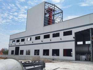 China CE Prefab Rockwool Warehouse Steel Structure Homes factory