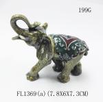 elephant trinket box alloy jewelry box home decoration jewelry box