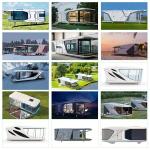 Customized Glass Bright Cottage for Couples Holiday MGO Board Floor Vacation