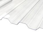 UV Protection 50um 0.8mm Polycarbonate Transparent Corrugated Wave Roofing Sheet