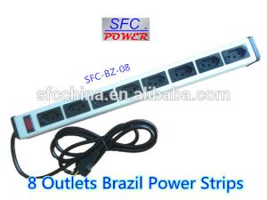 China 19&quot; Power Strips, Brazil Power Distribution Units and Extension Cords factory