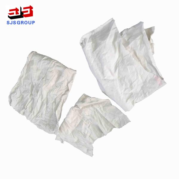 China 25kg/Bale 25*55cm Pure Cotton T Shirt Rags factory