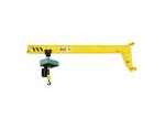 Wall Mounted Slewing Jib Crane 40 Degree Low Voltage Protection