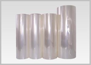 China 50MIC RON PVC Heat Shrink Film For Reverse Printed Shrinkable Labels factory