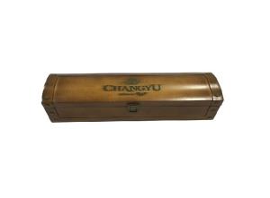 China FSC Antique Personalised Wooden Wine Box Leather / Velvet Acessory factory
