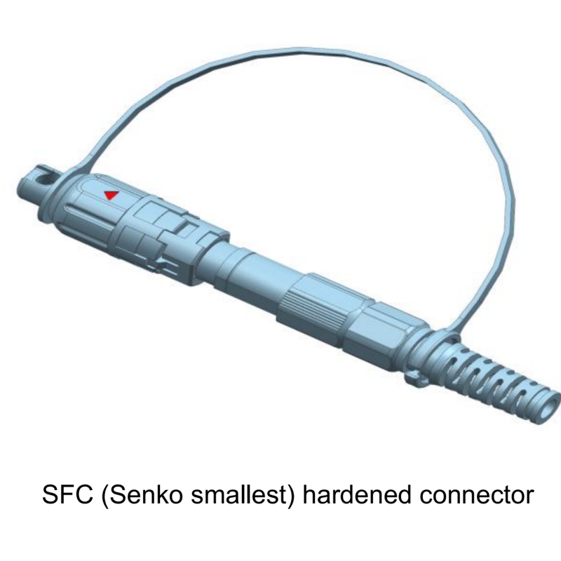 FTTA IP68 Waterproof 9 Connectors Slim Design for Huawei 9 in 1 Fiber Optic Equipment