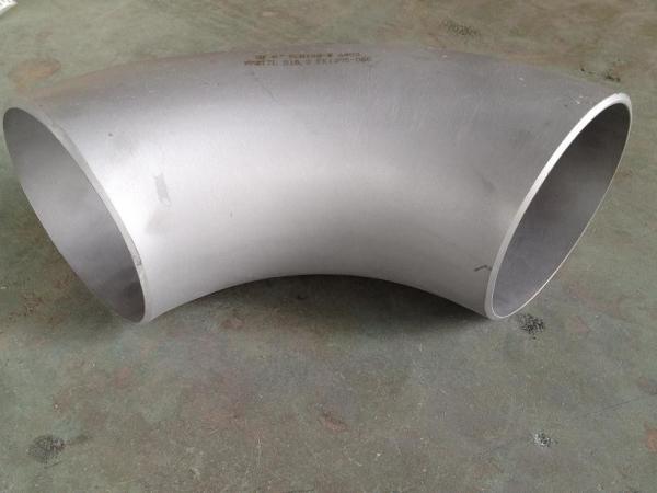 Duplex Steel 254SMO Butt Weld Pipe Fittings / LR SR 3D 5D Elbow Bend Pipe