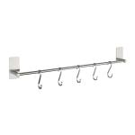 Custom Towel Hanger Hook Wall Rail Stainless Steel Kitchen Rail Hook Removable 5