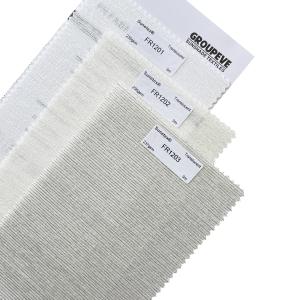 China Plain Blackout Fire Retardant Roller Blind Fabrics For Window Treatment factory