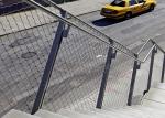 7×19 Stainless Steel Balustrade Cable Mesh Impact Resistant Customized