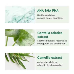 Free Sample Centella Face Moisturizer Refreshing Soothing Mild Exfoliating Aha