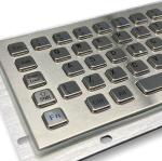 KIOSK IP65 / IK07 Stainless Steel Industrial PC Keyboard SUS304 Waterproof