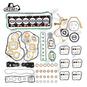 China Black Engine Gasket Kits For Komatsu 6D102 S6D102 S6D102E Excavator Forklift Dozer factory