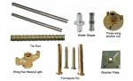 200kN Tensile 15mm Construction Formwork Fasteners Galvanized Surface