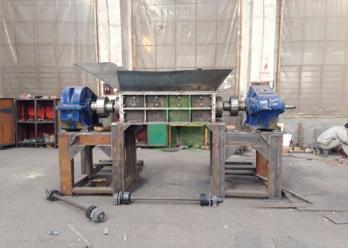 Automated PET Plastic Shredder Machine For Pipes / Profile High Performance