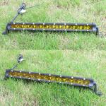 26 Inch Slim 120W Single Row LED Light Bar CREE Chips for Offroad Jeep Trucks