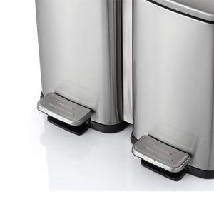 China Rectangular 20 Litre Double Compartment Trash Can factory