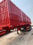50cbm 80 Tons Tractor Side Dump Semi Trailer 3 Axles Side Tipper Semi Truck