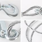 Rollback Crane Wrecker Tow Truck Steel Winch Cable Wire Rope Non-Alloy 6x19 IWRC