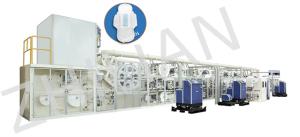 China Ladies Fully Automatic Sanitary Pad Making Machine 1200 pcs / min factory