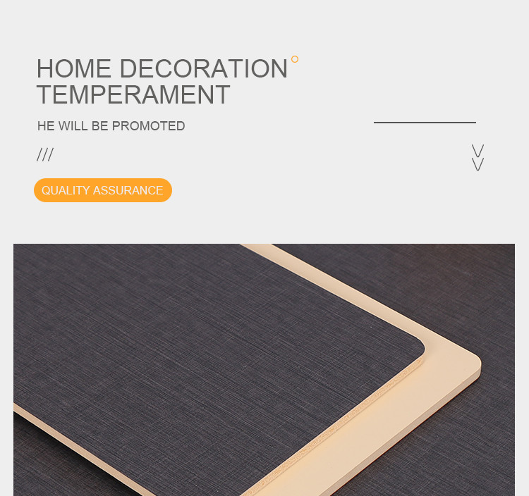 Soundproof Acoustic Fabric Bamboo Fiber Wall Panel ECO Friendly