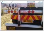White Color Cargo Container Trailer , Flatbed Sea Container Trailer 3 Axle