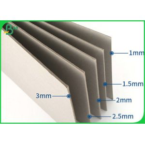 China 2.2mm 2.4mm Adiabatic Grey Cardboard Sheets Size Customized For Sheet Packing factory
