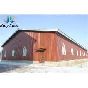 China Prefabricated Steel Warehouse with Sandwich Panels for Industrial Use on sale