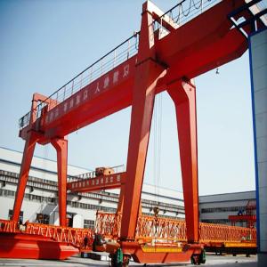 China 20/10 Ton Double Beam Gantry Crane Electric Rail Traveling Frame Crane factory
