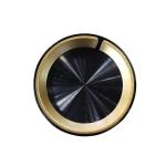 Black Metal Knob Embedded Gas Stove Accessories Built-In Gas Oven Components