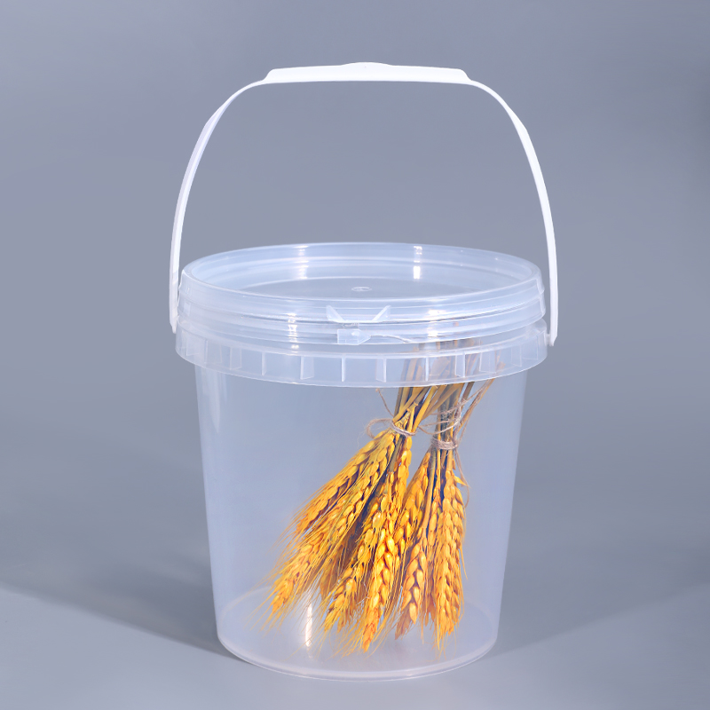 Round Shape 3L Food Grade PP Plastic Pails Customized Personalized Logo With Printed