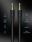 5 Feet 3.5 Mm Auxiliary Audio Cable , IPods Car Stereo Cable