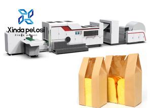 China Fully Auto Square Shape Food Paper Bag Making Machine 400pcs/Min factory