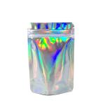 Durable Eco Friendly Zip Pouch Food Packaging CMYK Holographic Stand Up Pouch