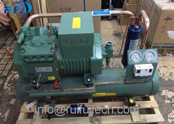 Water Cooled 4FES-5Y Semi Hermetic Compressor Condensing Unit For Cold Room 4FC
