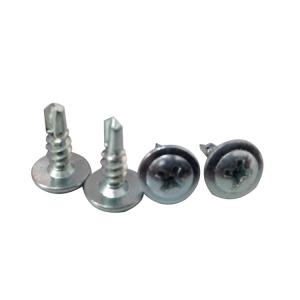 China Small Truss Head Self Drilling Screws M3.5-M4.8 Diameter Gray Phosphate factory