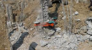 China Square Hydraulic pile breaker cutting concrete pile head machine concrete pile cropper factory