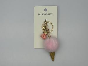 China Pink Icecream Key Chain with Various Colors factory