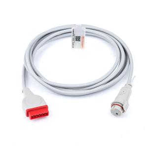 China Blood Invasive Pressure IBP Adapter Cable GE Healthcare Transducer 11 Pin Med Accessories factory