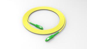 China Simplex Fiber Optic Patch Cable SC APC To SC APC Single Mode Optical Fiber Cable 0.9mm 2.0mm 3.0 mm factory