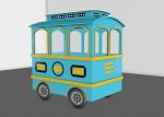 25 Seats Kids Trackless Train Amusement Ride For Theme And Amusement Parks
