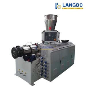 Fast Speed Plastic Pipe Extrusion Machine for PE PP HDPE PVC PPR Mpp Water Gas