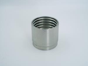 China Round Stainless Steel Hydraulic Hose Ferrule Fittings Terminal Ferrule for High Pressure factory